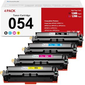 054 054H Toner Cartridge Replacement for Canon 054 054H CRG054 CRG-054 CRG-054H Toner for ImageClass MF640C MF641Cw MF642Cdw MF643Cdw MF644Cdw MF645Cx LBP621Cw LBP622Cdw LBP623Cdw Printer - 4 Pack