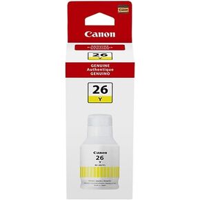 Canon GI-26 Yellow Ink Bottle, Compatible to GX7020 and GX6020 Supertank Printers