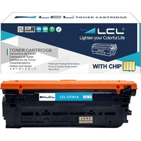 LCL Remanufactured 508A Black Toner Cartridge Replacement for HP 508A CF360A for Color Enterprise M553 M553dn M553n M553x MFP M577 M577z M577dn M577f M577c M552dn Printer (1-Pack)