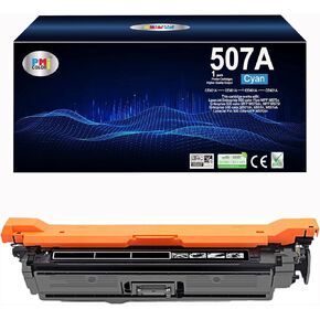 507A Cyan Toner Cartridge Replacement for HP 507A CE401A for Laserjet Enterprise 500 Color M551,Enterprise 500 Color MFP M575, Pro 500 Color MFP M570 Series