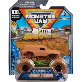 Monster Jam, Mystery Mudders, Official Die-Cast Monster Truck, Wash to Reveal, 1:64 Scale (Styles Will Vary)