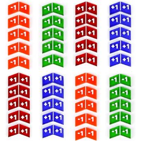 60Pcs MTG Counters/Keyword Counters for Magic The Gathering, Colorful Coded MTG Tokens, Improved Gameplay with This Great Magic The Gathering Gift/MTG Gift