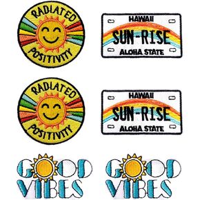 10PCS Protect The Earth Iron on Patches, Cute Embroidered Applique, Heart Shape Iron on Sew on Decorative Emblem, Embroidered Patches for Backpacks Clothing Repair Jeans Jacket Hats DIY Art Crafts in Kuwait