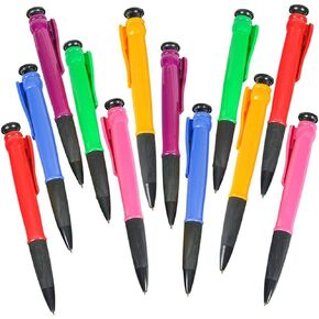 ArtCreativity Jumbo Pens for Kids & Adults, Set of 12, Oversize Writing Pens with Black Ink, Cool Back to School Stationery Supplies, Funny Birthday Party Favors, Office Gag Gifts for Co-Workers
