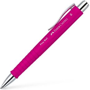 Faber Castell 241128 XB "Poly Ball" Pen - Pink