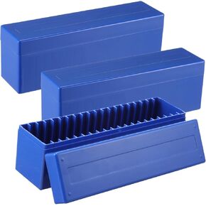 3 Packs Coin Slab Storage Boxes, Coin Holder Organizer Boxes with 20 Slots, Plastic Coin Storage Cases Set for 60 Coin Slabs, Compatible with PCGS NGC PMGab Coin Holders(Include Boxes Only)