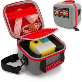 CASEMATIX Carrying Case Compatible with Nex Playground Game System & Accessories - Hard Shell Outer with Shock-Absorbing Foam Interior & Shoulder Strap, Includes Case Only