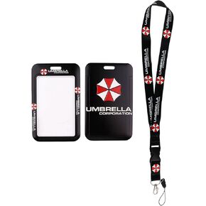Resident Umbrella Corporation Lanyard Keychain, Anime Lanyard Key for ID Badges Card Holder, Neck Strap