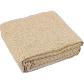 CleverDelights 60" Burlap Fabric - 5 Yards - Tight Weave Natural Jute Burlap Fabric - 60 Inch