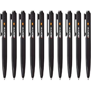 Mitsubishi Pencil Ballpoint Pen, Boxy, Black, BX100.24 [Bulk Purchase]