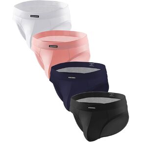 Arjen Kroos Men's Sexy Underwear Briefs for Men 4 Pack Bikini Briefs Ice Silk