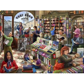 Vermont Christmas Company Book Shop Jigsaw Puzzle 550 Piece