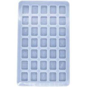 Mahjong Resin Mold for Chinese Mahjong Silicone Mold Epoxy Silicone Molds with 35 Cavities Resin Casting Molds for DIY Personalized Craft, Jewelry Casting Supplies, Jewelry Resin Casting Molds
