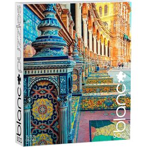 Buffalo Games - blanc - Spanish Tiles - 500 Piece Jigsaw Puzzle , White
