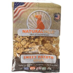 Loving Pets Natural Value Sweet Potato Krisp Dog Treat 2.5 ounces