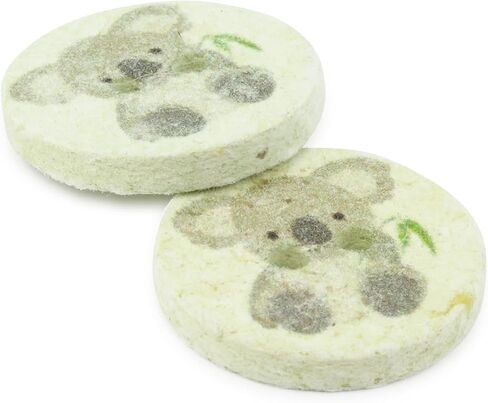 Dritz Koala ، أخضر فاتح ، 9 أزرار قطنية معاد تدويرها ، 18 ملم (11/16 ") ، 9 العد in Kuwait