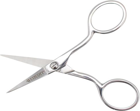 Westcott 6in مقص الورق والنسيج المزور ، مقص دقيق للخياطة والحرف والفن والمكتب in Kuwait