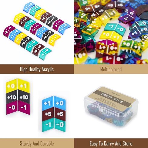 60Pcs MTG Counters/Keyword Counters for Magic The Gathering, Colorful Coded MTG Tokens, Improved Gameplay with This Great Magic The Gathering Gift/MTG Gift in Kuwait