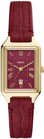 Fossil Women's Raquel Three-Hand Date Medium Brown Leather Watch and Bracelet Set in Kuwait