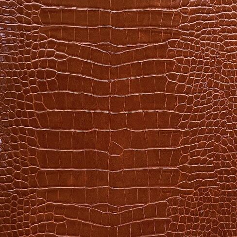 12" x 53" Glossy Embossed Crocodile Texture Faux Leather Roll Synthetic Leather Crafts Fabric for Wallets Keychains Handbags Making Sewing Crafts Material (Dark Green) in Saudi Arabia