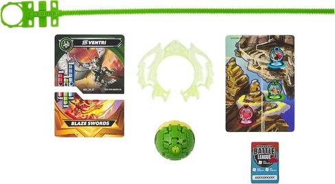 Bakugan, Special Attack Ventri, Spinning Collectible, Customizable Action Figure and Trading Cards, Kids Toys for Boys and Girls 6 and up in Saudi Arabia