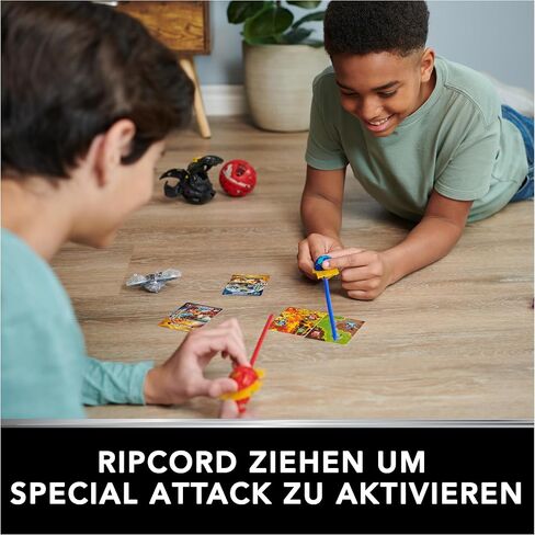 Bakugan, Special Attack Ventri, Spinning Collectible, Customizable Action Figure and Trading Cards, Kids Toys for Boys and Girls 6 and up in Saudi Arabia