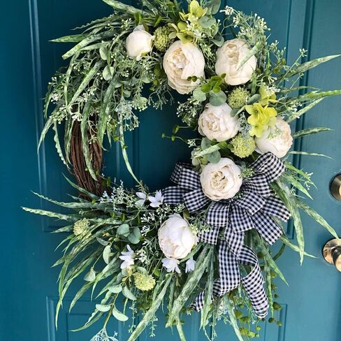 Yama Gingham Ribbon 3/8 "بعرض 25 ياردة ، شريط منقوش أحمر وأسود لحرف DIY ، غلاف الهدايا ، وملحقات خياطة النسيج in Kuwait