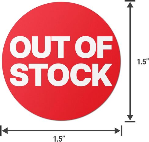 Do Not Use Labels (1.5 inch, Red - 300 Labels) Clear & Bold Do Not Use Signage Stickers for Quality Control, Inventory Control, Shipping & Handling - Highly Visible in Kuwait