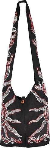 Mandala Crafts Hippie Bag - Boho Bag - Hobo Hippie Purse - Indie Style Hippie Crossbody Bag - Bohemian Sling Shoulder Bag in Kuwait