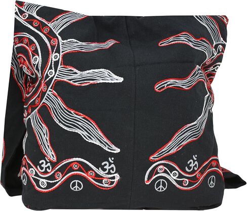 Mandala Crafts Hippie Bag - Boho Bag - Hobo Hippie Purse - Indie Style Hippie Crossbody Bag - Bohemian Sling Shoulder Bag in Kuwait