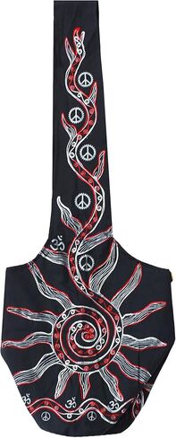 Mandala Crafts Hippie Bag - Boho Bag - Hobo Hippie Purse - Indie Style Hippie Crossbody Bag - Bohemian Sling Shoulder Bag in Kuwait