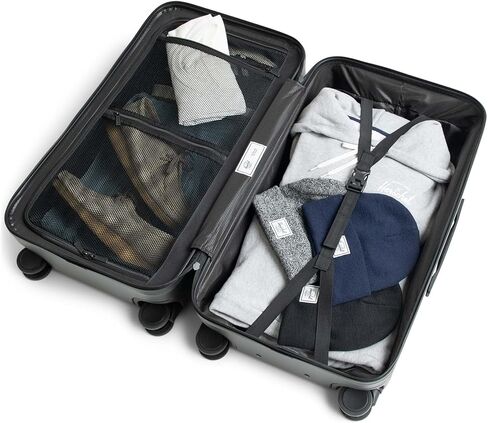 حقيبة هيرشيل هارد شيل مع عجلات دوارة 360 درجة، مقبض تلسكوبي قابل للسحب، شعاع القمر in Kuwait