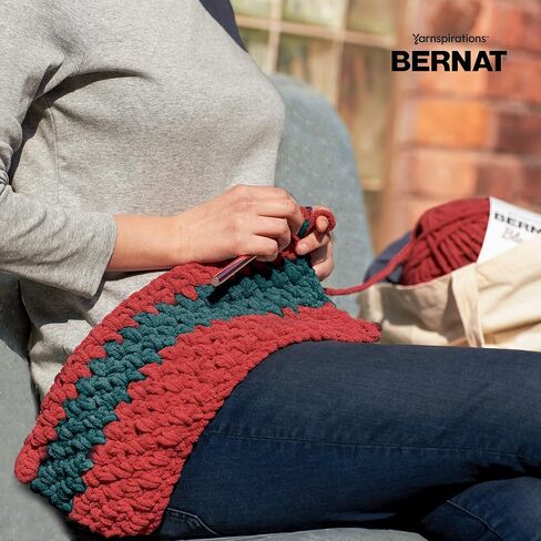 Bernat Blanket Twist Dove Yarn - 2 Pack of 300g/10.5oz - Polyester - 6 Super Bulky - Knitting/Crochet in Saudi Arabia