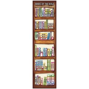 Christian Art Gifts Books of The Bible Heavy Paper Bookmarks - Pkg. of 10 (BMP041)