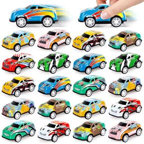 Hxezoc 50 Pack Mini Racing Car for Classroom Prizes, Party Favors for Kids Toddlers 4-8 Years Old, Bulk Pull Back Car Toys for Carnival Prizes, Treasure Box Toys, Pinata Fillers, Goodie Bag Stuffers
