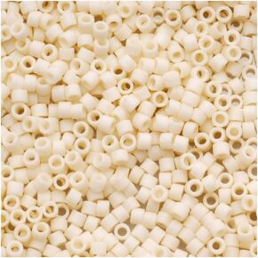 Miyuki Delica Beads, Matte Cream
