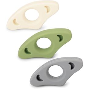 3 PCS Thumb Book Page Holder, Silicone Book Thumb Page Holders for Reading Hands Free, Book Finger Opener Holder, Reading Accessories for Book Readers Lovers Gifts (Medium (0.86"))