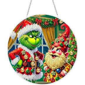 DIY Wall Hanging Kits for Christmas Pendant Great Looking Rhinestone Decorations DIY Diamond Ornament