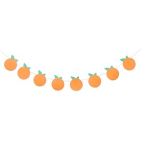 Little Cutie Banner - Little Cutie Baby Shower Decorations, Little Cutie is on the Way Banner, Cutie Garland, Orange Theme Birthday Decorations, Cutie Party Decorations