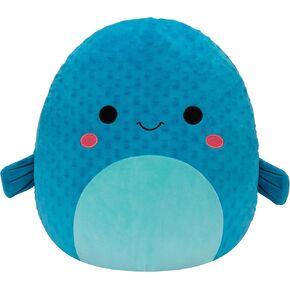 Squishmallows Original 16-Inch Refalo Blue Pufferfish - Large Ultrasoft Official Jazwares Plush