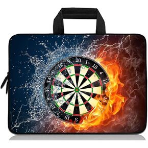 14 15 15.4 15.6 inch Laptop Handle Bag Computer Protect Case Pouch Holder Notebook Sleeve Neoprene Cover Soft Carring Travel Case for Dell Lenovo Toshiba HP Chromebook ASUS Acer (Dart Fire)