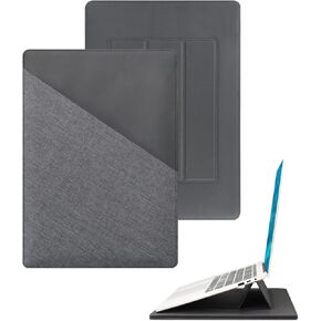 Megoo Laptop Sleeve 13" Slim Case with Stand Compatible with Microsoft Surface Laptop 6/5/4 13.5", MacBook Air 13.3"/Air 13.6"/Pro 14.2", iPad Pro 12.9", Carry Case for 13" 14" Tablet Chromebook
