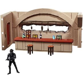 STAR WARS The Vintage Collection The Mandalorian Nevarro Cantina Playset, Imperial Death Trooper (Nevarro) Action Figure, (F3902)