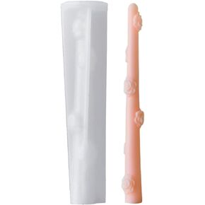 Long Cylindrical Folwer Silicone Mold, Taper Embossed Candle Mold for Soap Soy Wax DIY Handcraft, Long Classic Resin Mold Gift Wedding Party Festive Days Home Decoration (Peony) in Saudi Arabia