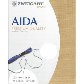 Precut Zweigart Cashel 28 Count Flax 3281/52. قماش الإبرة ، ونسيج غرزة متقاطعة ، قماش تطريز 100 ٪ من الكتان
