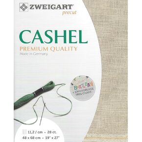 Precut Zweigart Cashel 28 Count Flax 3281/52. Needlework Canvas, Cross Stitch Fabric, Embroidery Canvas 100% Linen
