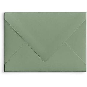 Spruce Green A7 Euro Curved Flap Invitation Envelopes - Pack of 50