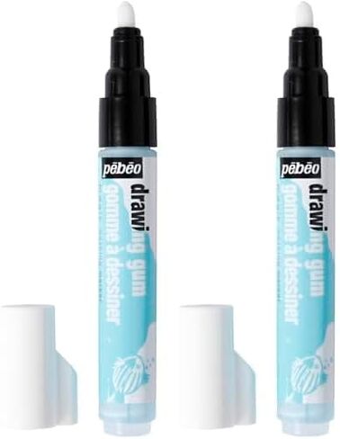 Pebeo MAGIC! Drawing Gum Marker for Kids, Masking Fluid, 4 mm in Kuwait