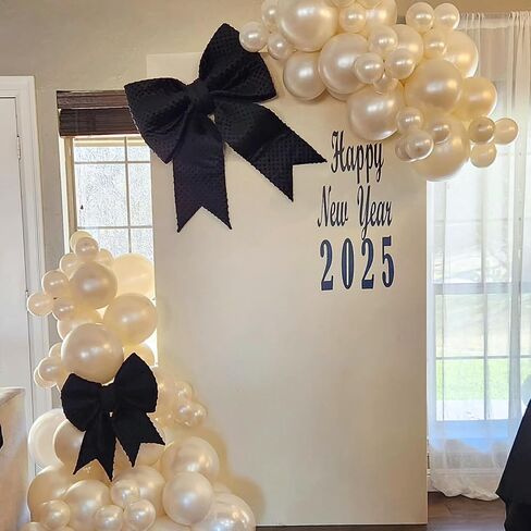 White Balloons Garland Arch Kit,120Pcs Pearl Sand White and Double Stuffed Balloons Garland Different Sizes for Girl Women Birthday Bridal Baby Shower Wedding Party Bachelorette Decorations in Saudi Arabia