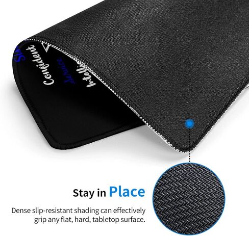 Mouse Pad - Studio Series, Computer Mouse Mat with Anti-Slip Rubber Base, Easy Gliding, Spill-Resistant Surface, Durable Materials, Portable 11.8x9.8x0.12inch in Saudi Arabia